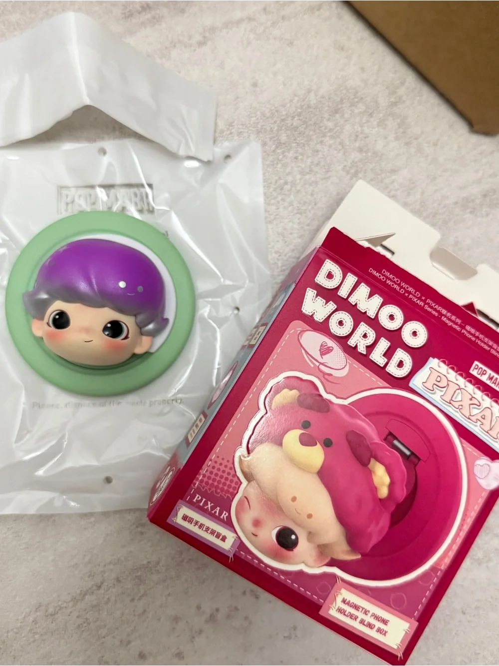 Dimoo World Pixar Magnetic Phone Holder Clip